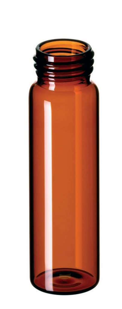 Viales de Vidrio Ambar de 4ml con Cuello Rosca
