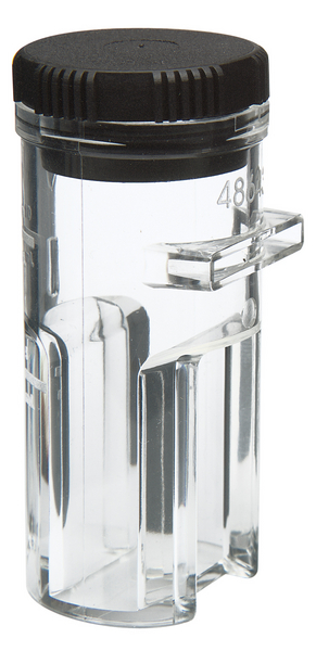 Celdas Cilíndricas Plásticas de 1" de Paso Óptico con Tapa y graduada para 5 ml y 10 ml