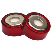 Tapas magnéticas de 20 mm con septa de PTFE/Silicona, 1000 unidades