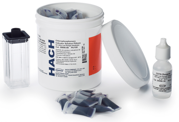 Kit de Reactivos para Dureza, 8-1000 μg/l Ca&amp;Mg, 100 ensayos