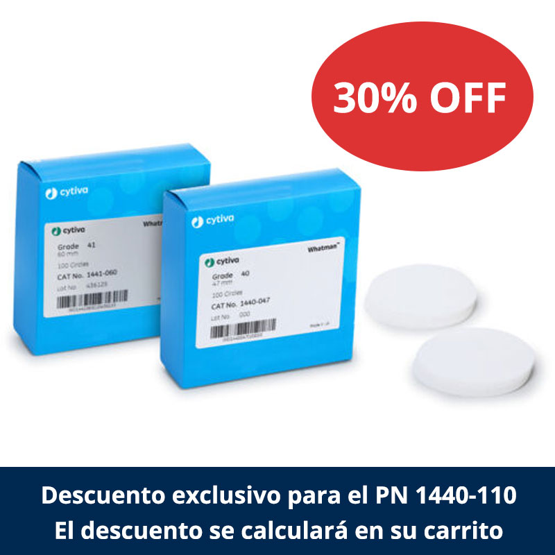 Filtro de Papel de Celulosa Cuantitativo Sin Cenizas G: 40
