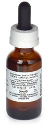 [102233] Solución Estándar de Sulfato de Magnesio, 10000 mg/l como CaCO3, 29 ml