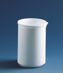 Vaso de Precipitado de PTFE Blanco de Forma Baja