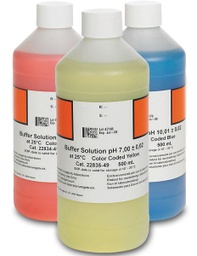 [2947600] Kit de Estándares de pH, Coloreados, 500ml. 
